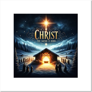 Christ, the Savior is Born Posters and Art